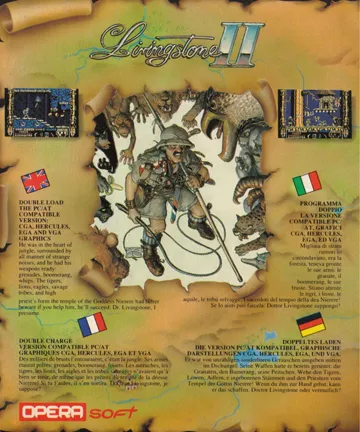 Livingstone Supongo II (UK) (1989) (Trainer) box cover back